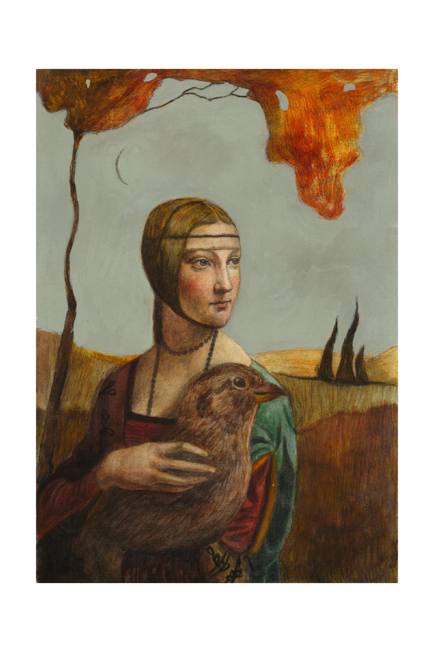 Lady with a Bird
