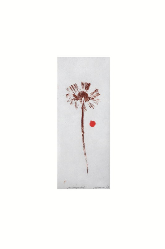 monoprint - seria roślinna